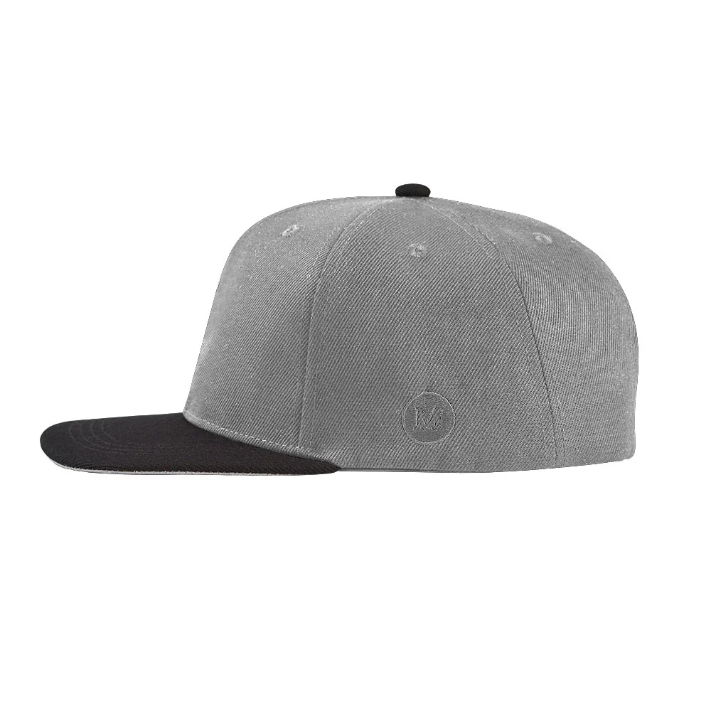 Blank Snapback - Grey - Image 4