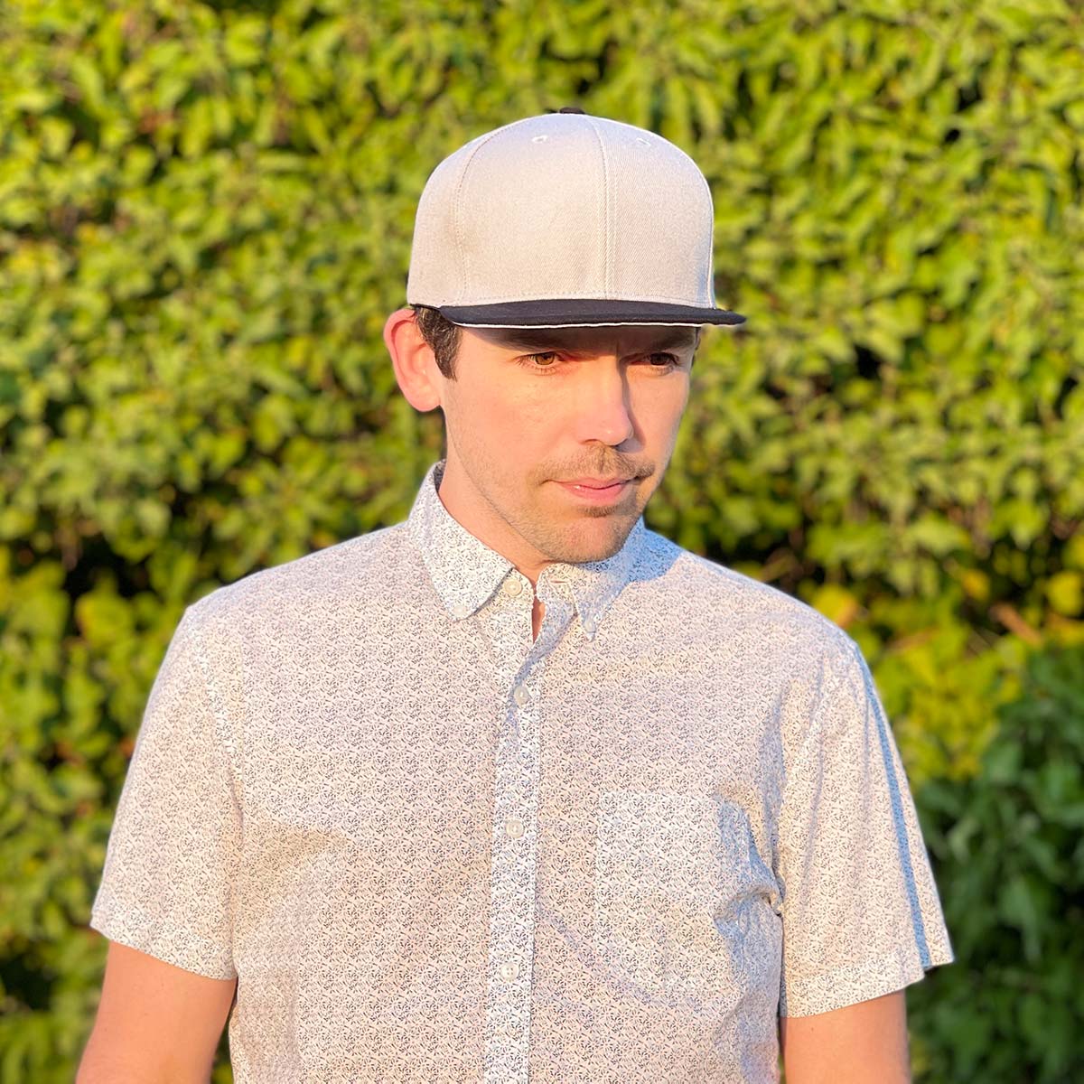 Blank Snapback - Grey - Image 7