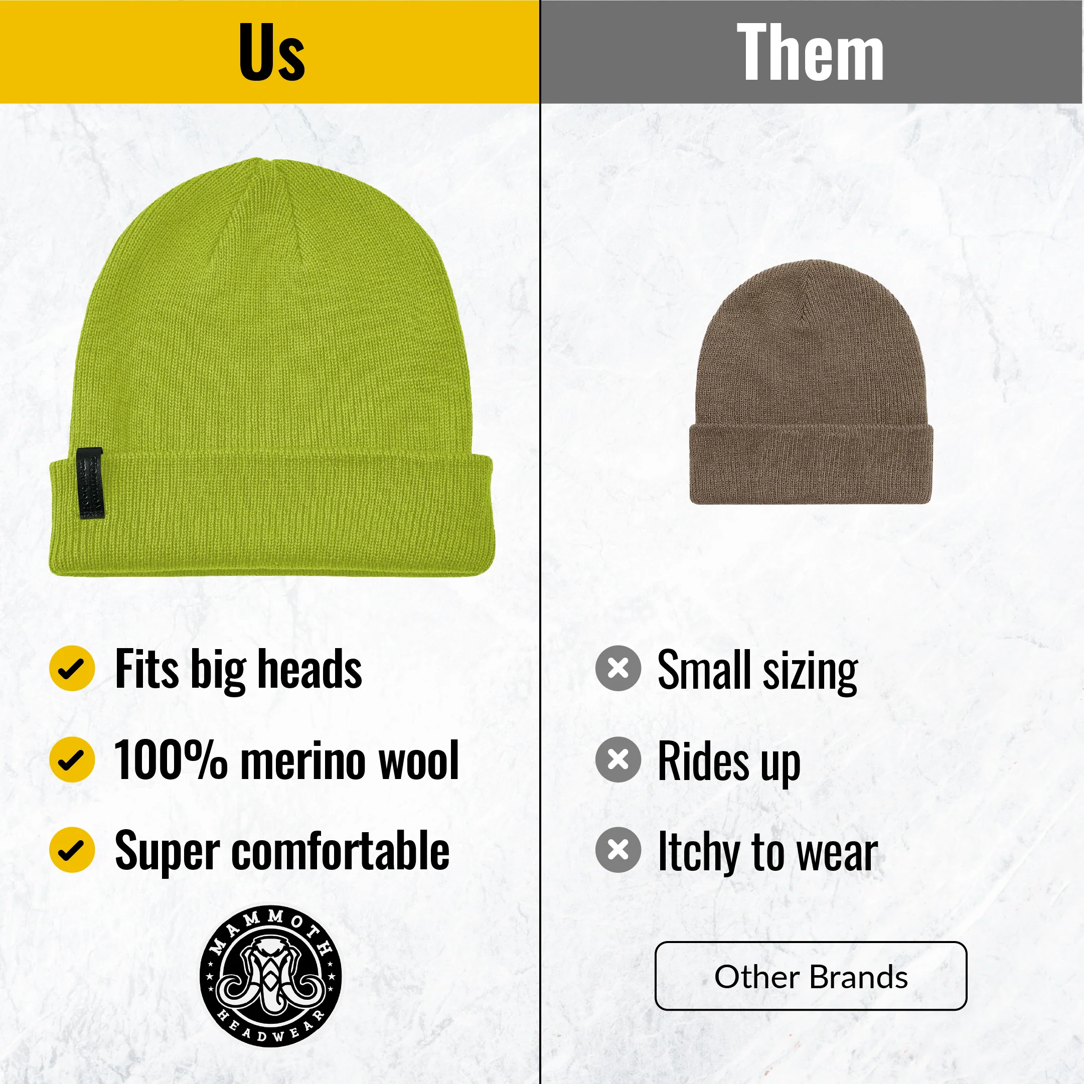 Classic Merino Beanie - Green - Image 4
