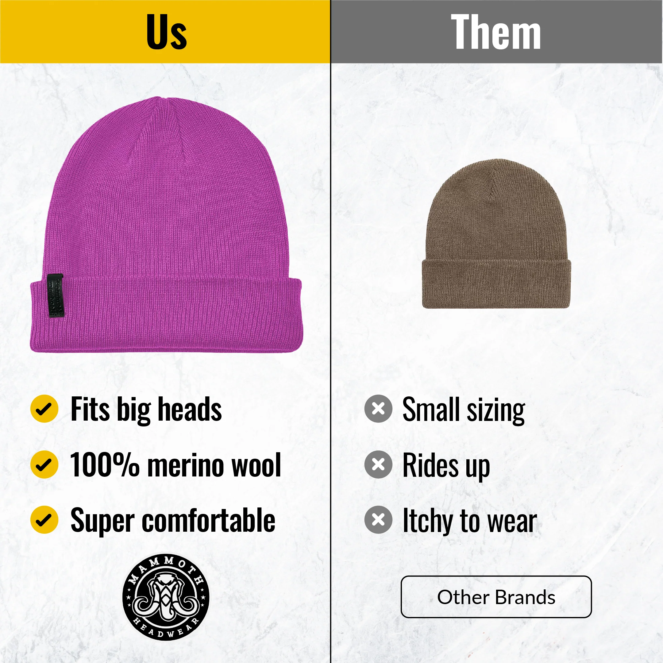 Classic Merino Beanie - Pink - Image 4