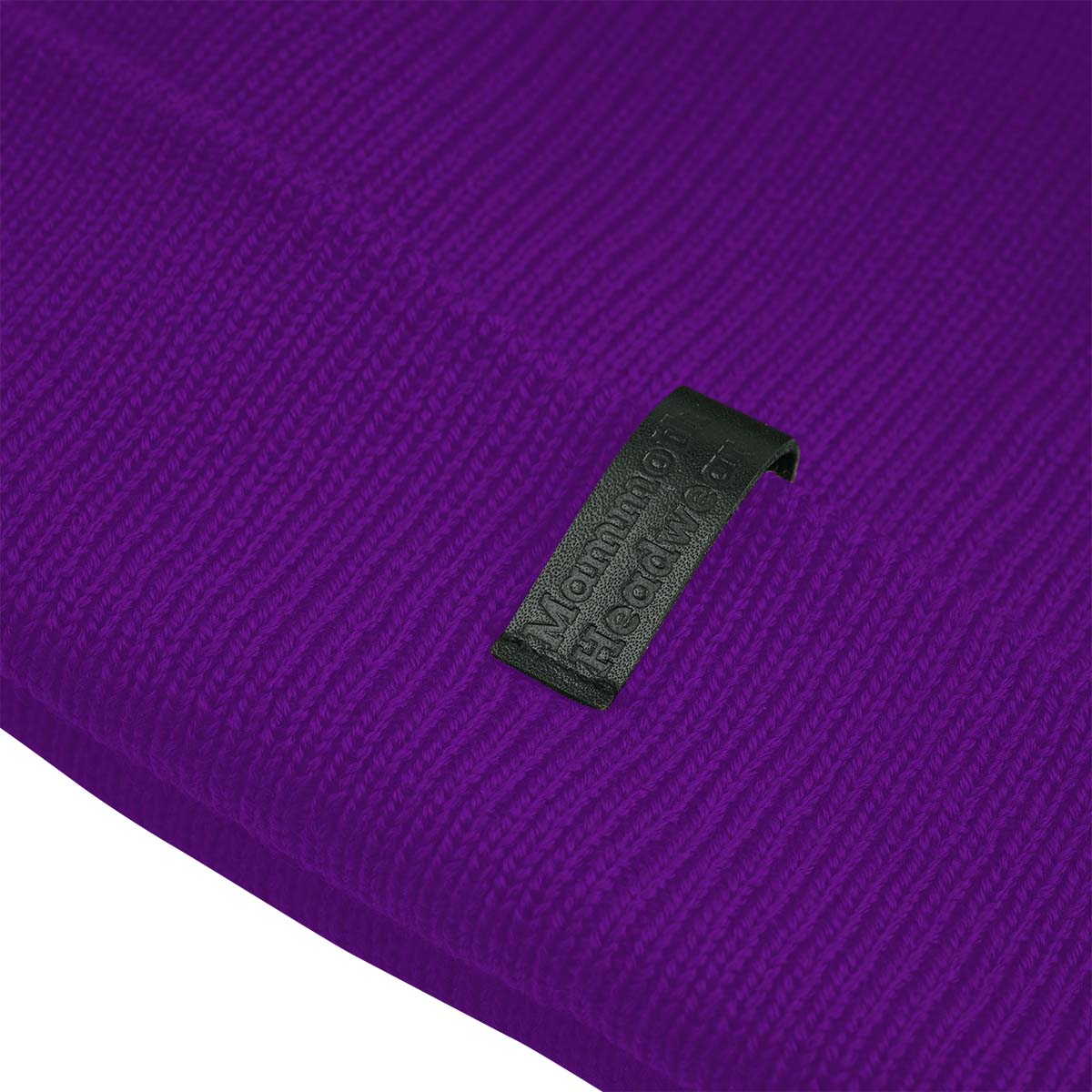 Classic Merino Beanie - Purple - Image 3