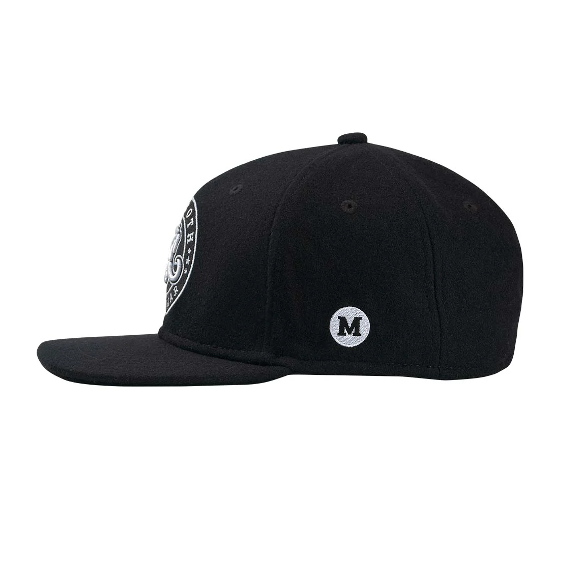 Wool SnapBack - Black - Image 4