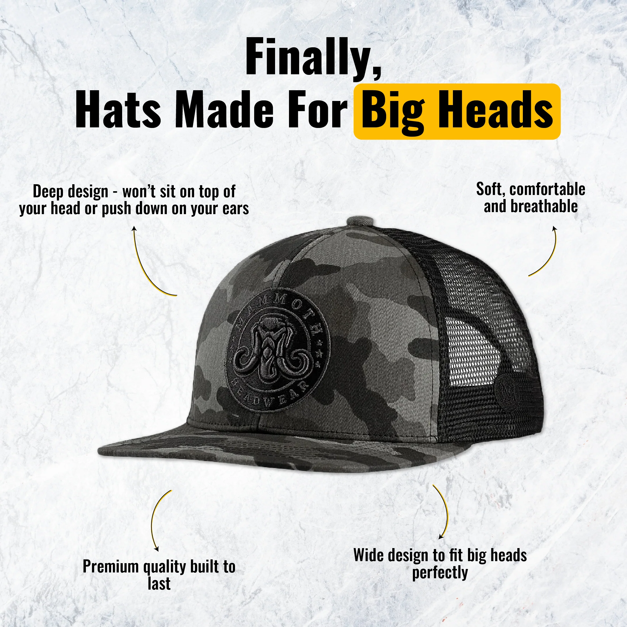 Classic Trucker - Night Camo - Image 8