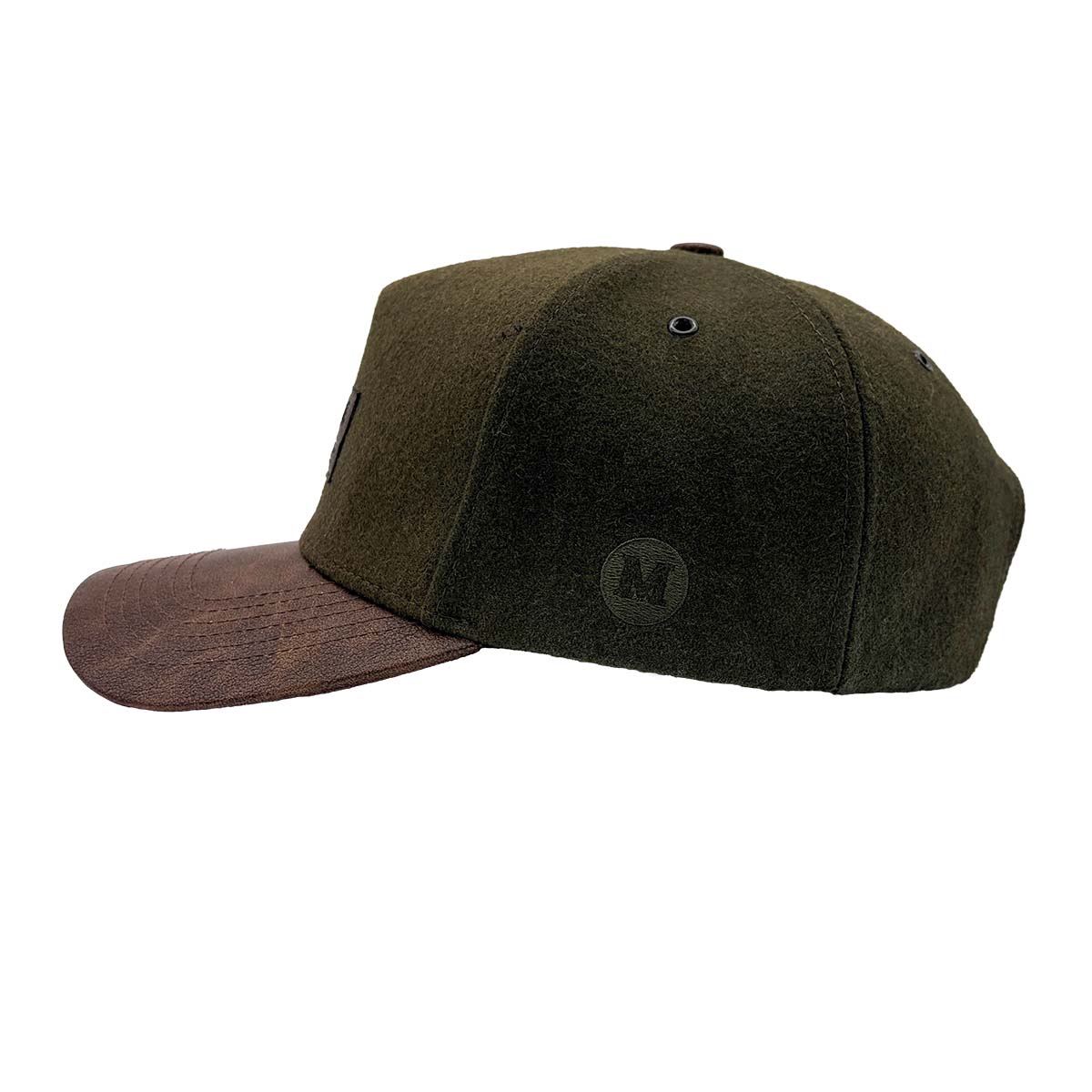 Wool Snapback - Green - Image 3